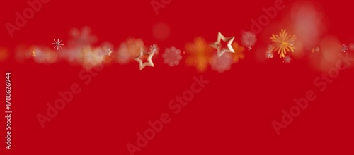 Elegant red backdrop with s...