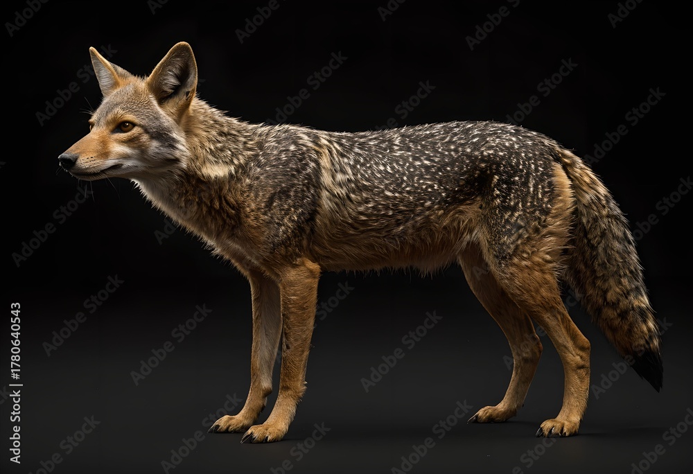 Obraz premium black backed jackal