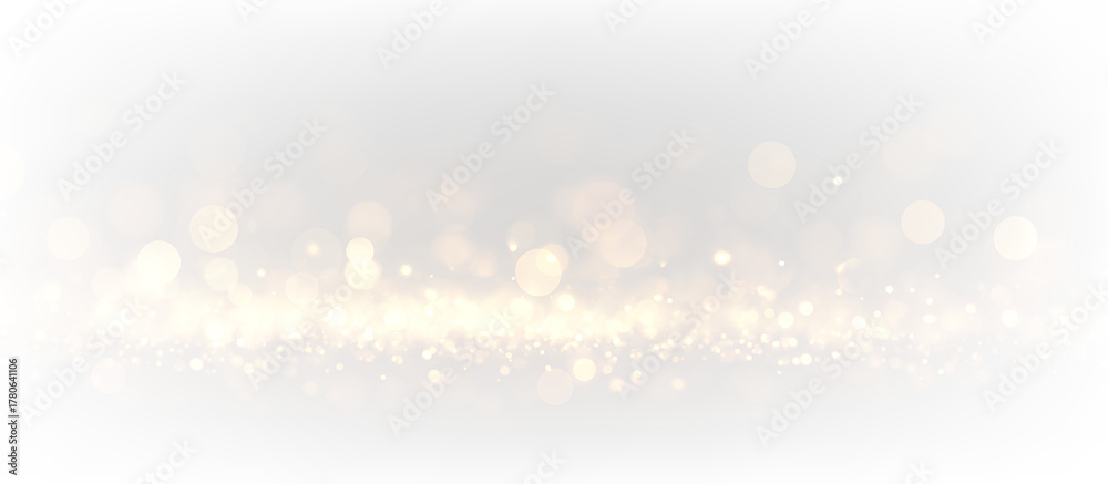 Naklejka premium Bright gold flare, glow, sparkle, magical effect PNG