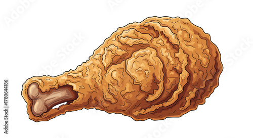 Delicious Fried Chicken Drumstick for a Tasty Bite
