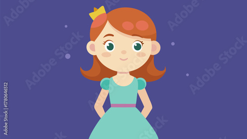 girl in a dress with a flower