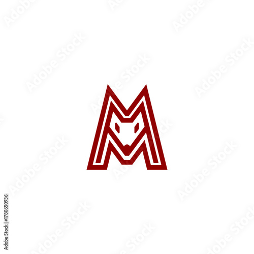 MM Musk Fox Logo Design