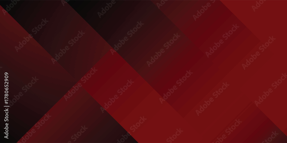 Fototapeta premium Abstract red and black design background with stroke and shadow effect. Red gradient wallpaper with minimal geometric. Modern and cool background.