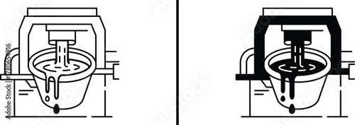 CNC Milling Machine Icon