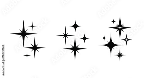 Radiant Sparkle Shine Effect with Stellar Starbursts for Design Enhancement