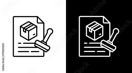 Quality Assurance  White Icon Set Design