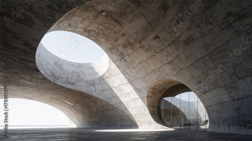 Architecture unique composition building or component.