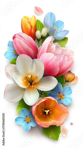 Colorful Floral Bouquet Arrangement