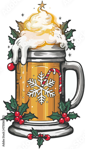 Christmass Beerr Mugss withh ...