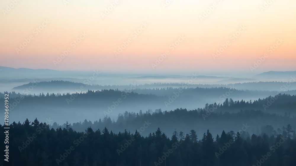 Fototapeta premium sunrise in the mountains