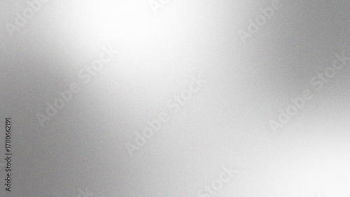 Cuadro en lienzo Silver metallic abstract background with grain noise texture