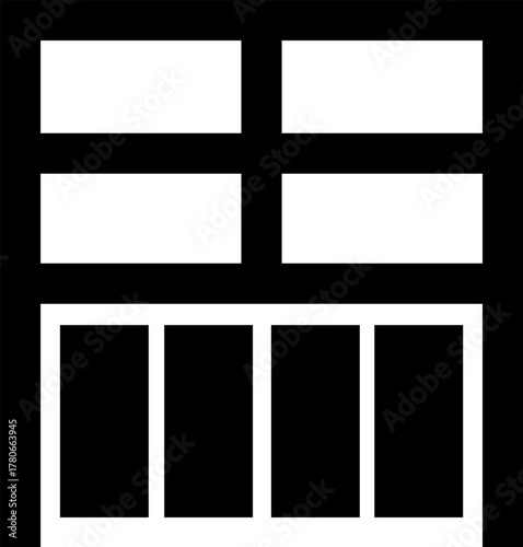 Cabinet vector icon office furniture, drawer storage, archive box, and file organizer, cupboard and filing cabinet in black, flat, style vector illustration