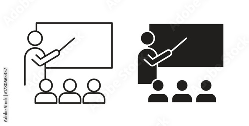 Classroom icon. Symbol, logo illustration. graphic icon set