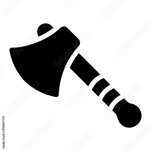 axe glyph icon