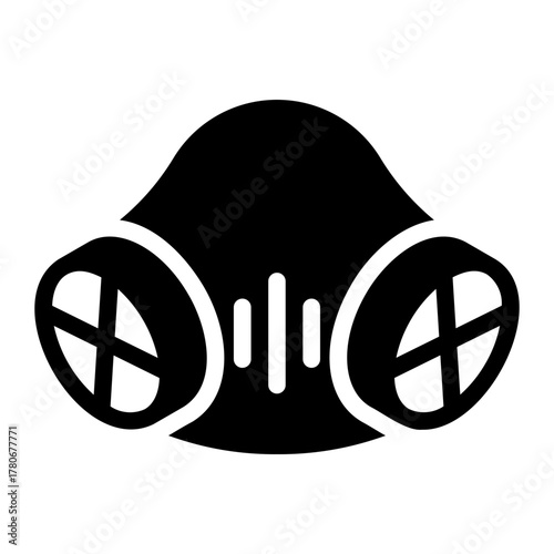 face mask glyph icon