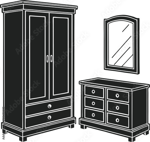 set of furniture