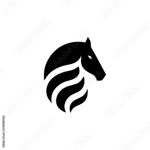 Horse head creative concept