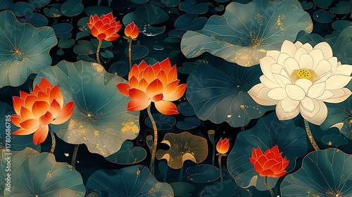 Spring-themed vector illustration