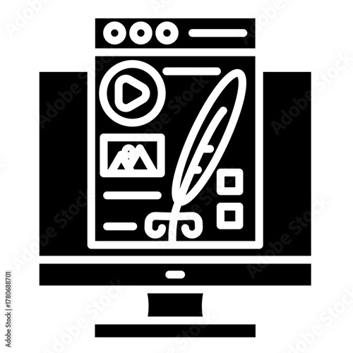 Publisher Vector Icon