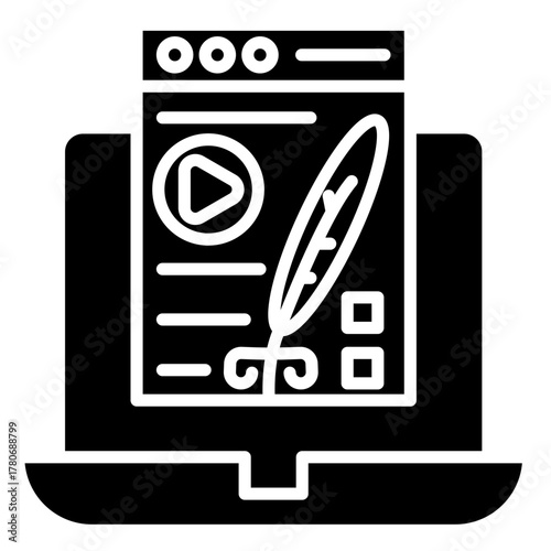 Publisher Vector Icon