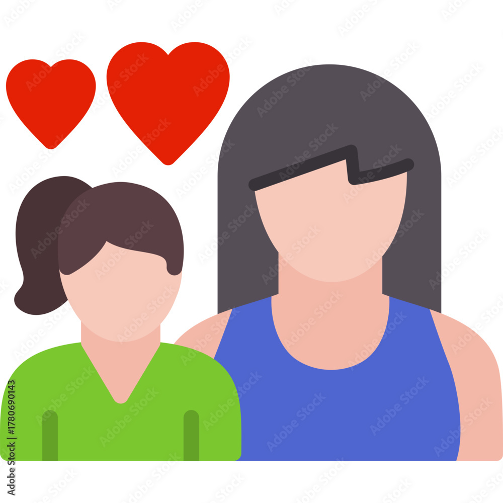 Fototapeta premium Motherhood Icon