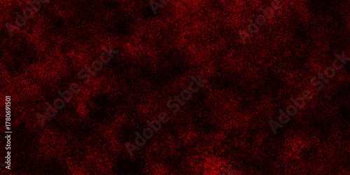 Abstract red grunge natural smooth cement concrete floor and plaster dirty wall background texture. red marble texture and red paper texture. plastered long panoramic concrete wall background.