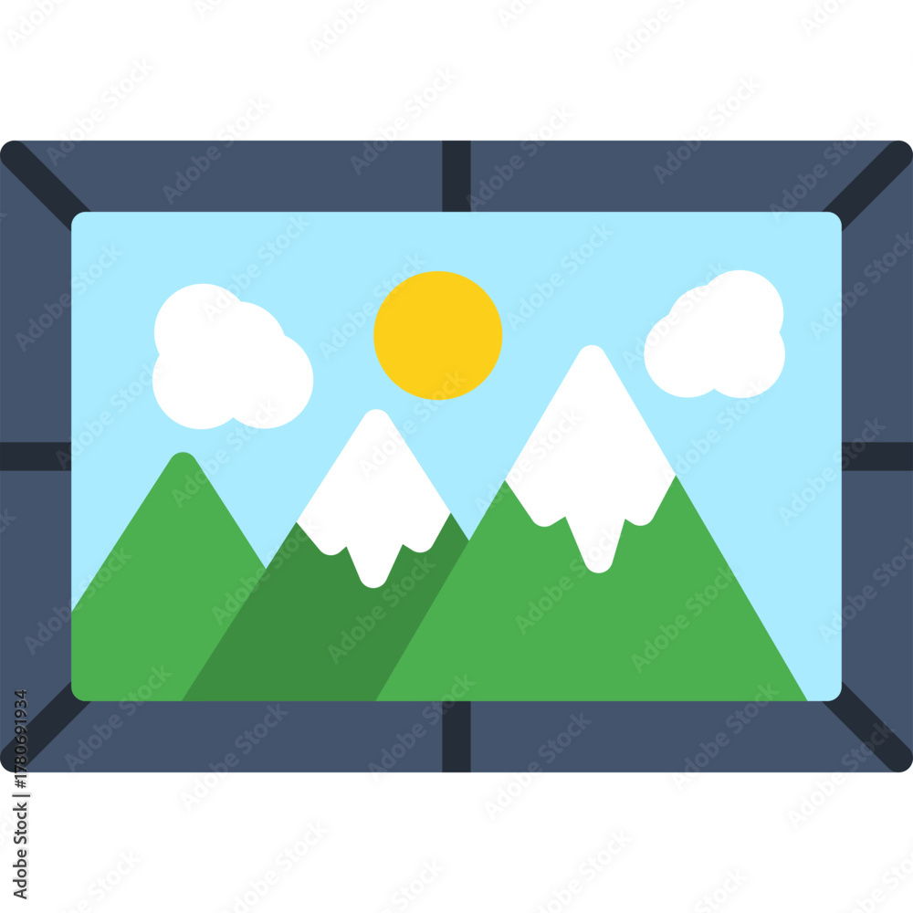 Fototapeta premium Photo Icon