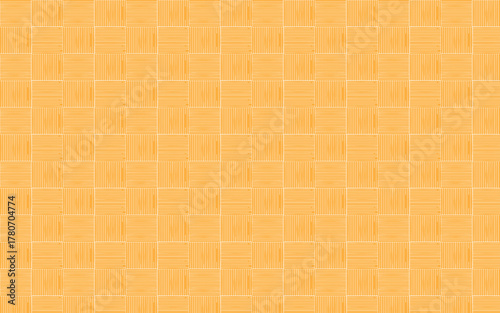 Yellow mosaic ceramic tile seamless pattern wallpaper