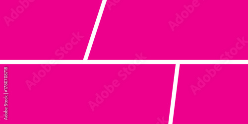 Vector photo collage 7 frames. Empty template for album, scrapbook, memory board, and portfolio display.