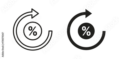 Exchange rate icon silhouette vector designs. Editable Strokes