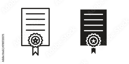 Patented icon silhouette vector designs. Editable Strokes