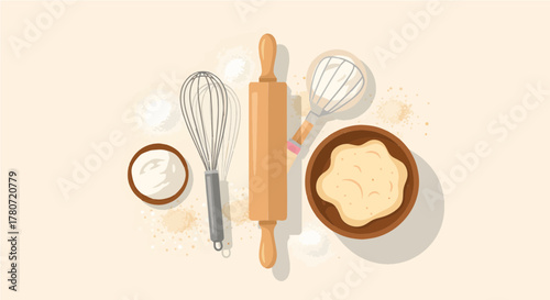 Preparing to Bake in the Kitchen