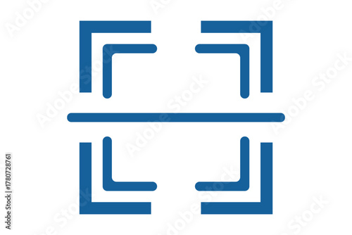 scanner, scanning, scan icons. QR code scanner icons vector. Scan frame symbol. Digital scanning qr code illustration.