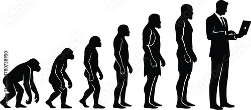 From Ape to Digital Professional Silhouette