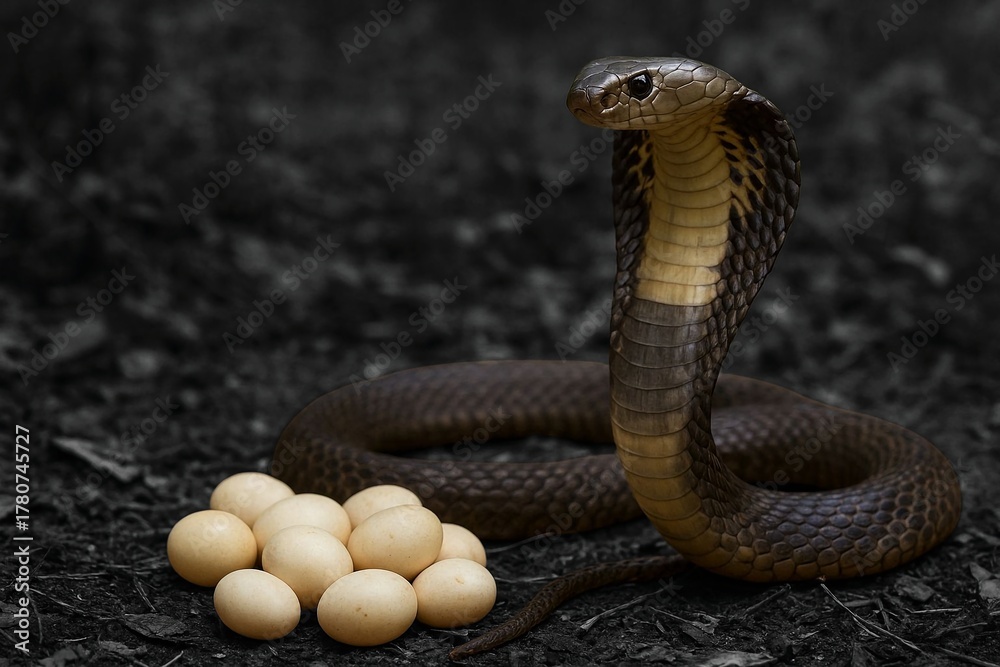 Fototapeta premium close up of a python