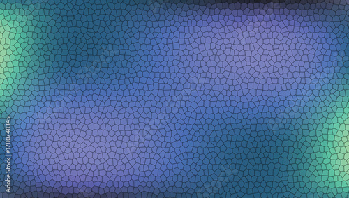 Abstract mosaic texture with colorful gradient tones, polygonal stained glass pattern, soft lighting background for modern design, web, art wallpaper, digital surface, and creative template 9