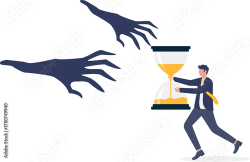  illustration of mental downfall despite having strong attributes in time management
