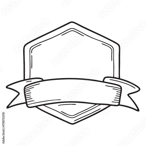 New Year ribbon stretched across a parade banner structure