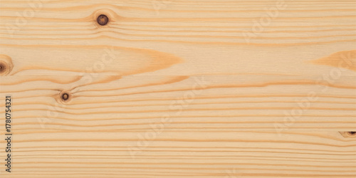 Close-up of light-colored pine wood grain showing natural patterns and knots ideal for backgrounds and textures