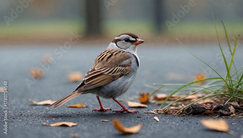A close-up photo of a sparrow.
