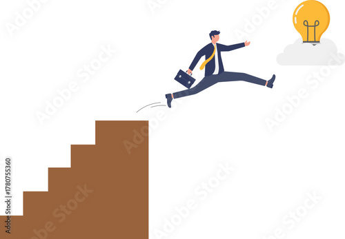 illustration of efforts to gain inspiration for business ideas
