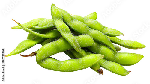 Edamame Pods, isolated on transparent background
