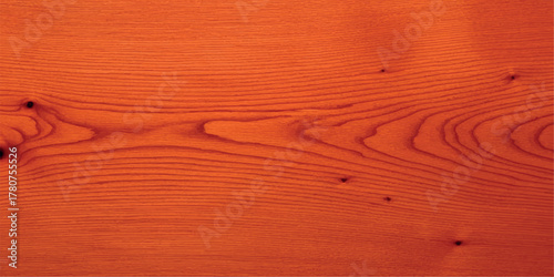 Close-up of an orange wooden board showing the natural grain pattern ideal for backgrounds