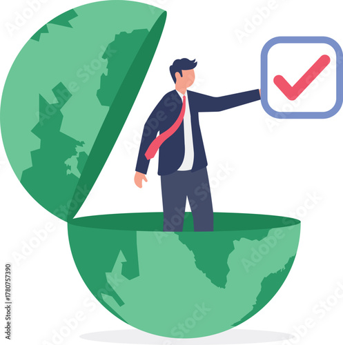  illustration of efforts to make the business company verified and recognized by global competitors
