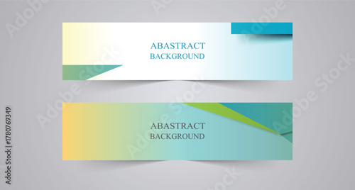 Colorful Web Header Abstract Background