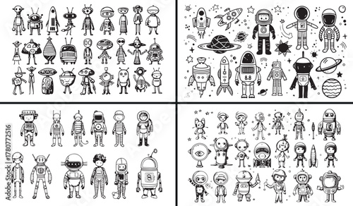 people doodle vector, professional characters illustration, occupations sketch set, working community design, cartoon professionals art, lifestyle and work vector, social people illustration, teamwork