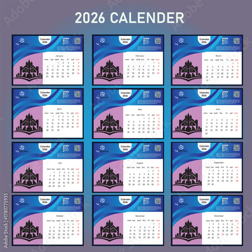 Yearly Calendar 2026