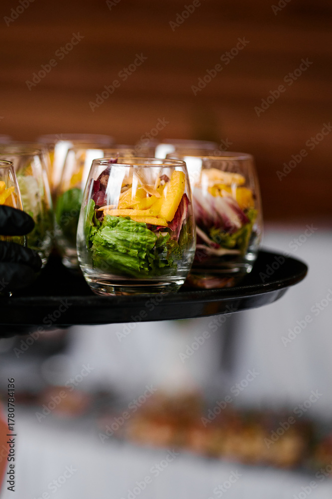 Fototapeta premium Restaurant snacks on the buffet table