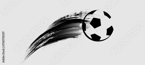 Soccer Ball Football Bounce Doodle Drawing Illustration Vector Icon