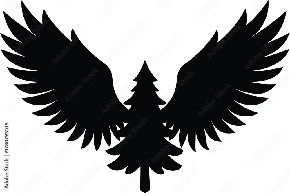 Obraz premium eagle tattoo design